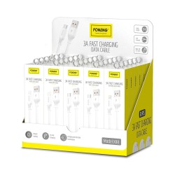Foneng Cable X88 3A Combo Pack 12 Micro+12 Type-c+6 Lightning 1M White Foneng Cable X88 3A Combo Pack 12 Micro+12 Type-c+6 Lightning 1M White